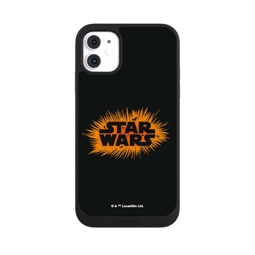 Apple iPhone 11 NIVOpure Star Wars Logo Orange Halloween Explosion