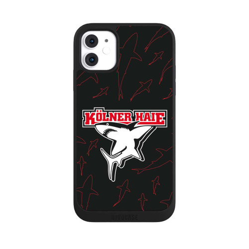 Apple iPhone 11 NIVOpure Haie Muster Rot