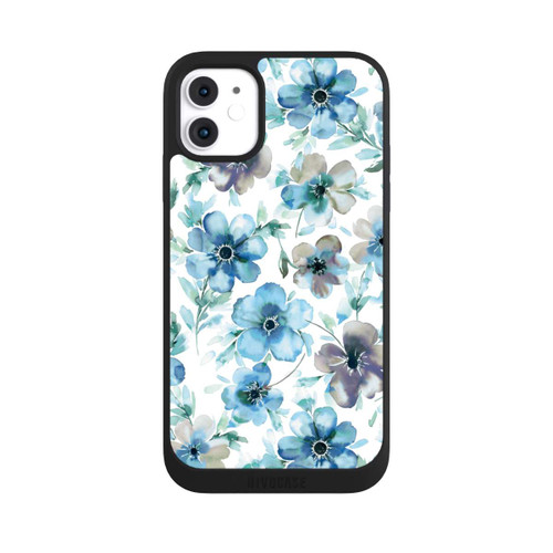 Apple iPhone 11 NIVOpure Blaues Blumenmuster Trendy