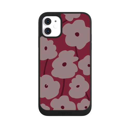 Apple iPhone 11 NIVOpure Minimalistic Flowers Bordeaux