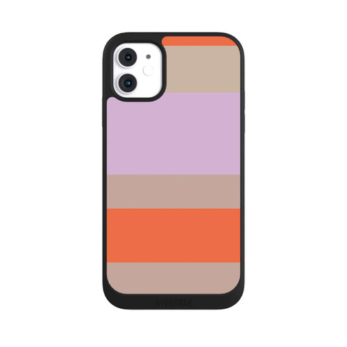 Apple iPhone 11 NIVOpure Moca Lila Orange Stripes