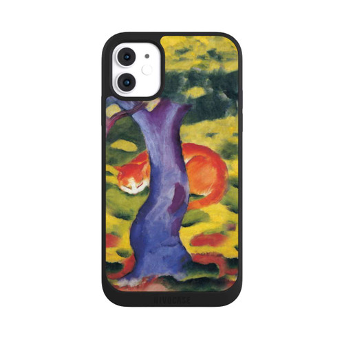 Apple iPhone 11 NIVOpure Cat Behind Tree by Franz Marc