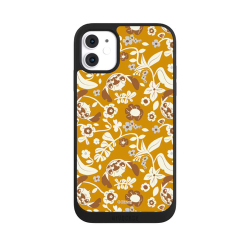 Apple iPhone 11 NIVOpure Stitch Floral Mustard Pattern