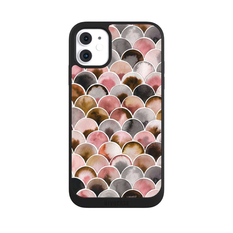 iPhone 11 NIVOpure Japandi Scales Pink Brown