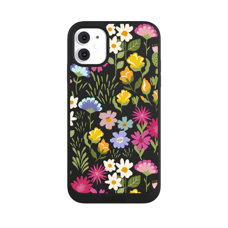 iPhone 11 NIVOpure Bunte Sommerblumen Transparent