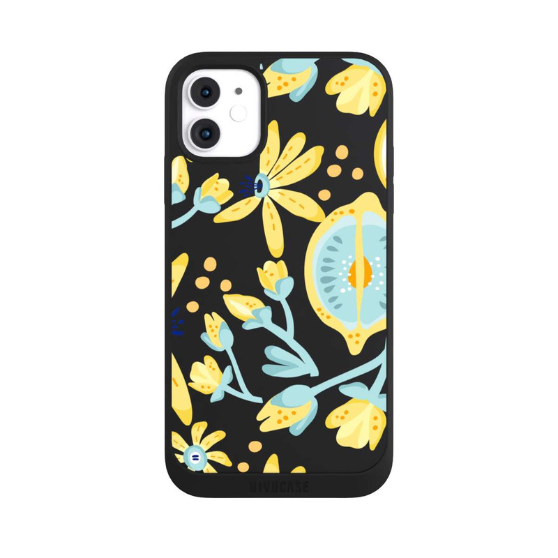 iPhone 11 NIVOpure Lemon Summer Pattern Transparent Yellow