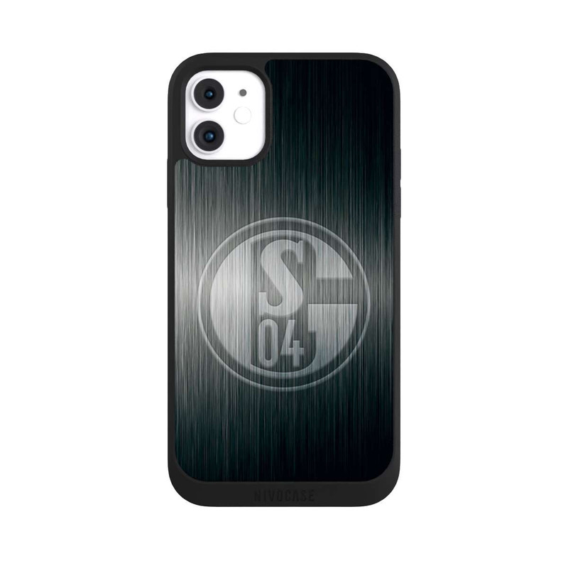 iPhone 11 NIVOpure Schalke 04 Metall Look