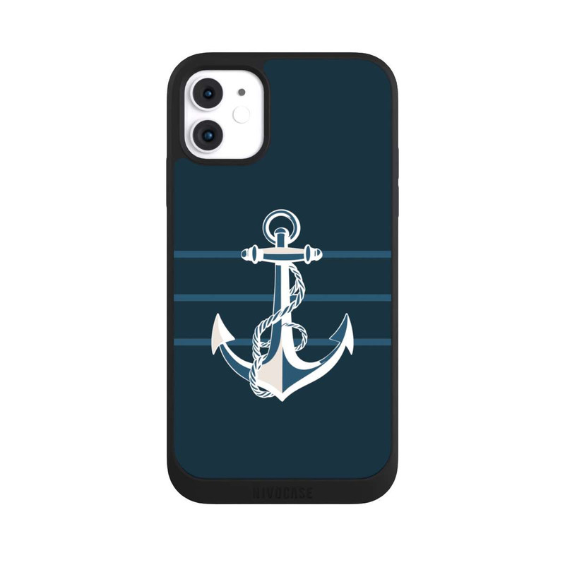 iPhone 11 NIVOpure Anchor Line Blue with AI