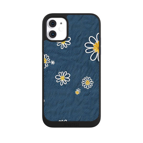 Apple iPhone 11 NIVOpure Jeans Flowers Pattern with AI