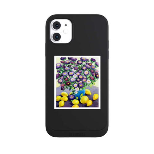 Apple iPhone 11 NIVOpure Purple Asters and Lemons by Christopher Ryland