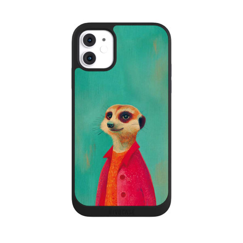 Apple iPhone 11 NIVOpure Meerkat Green Illustration
