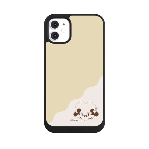 Apple iPhone 11 NIVOpure Mickey and Minnie Love Heart Beige