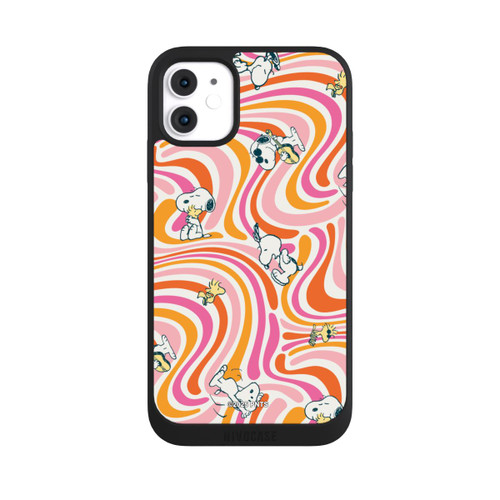 Apple iPhone 11 NIVOpure Peanuts Hippie Pattern Orange