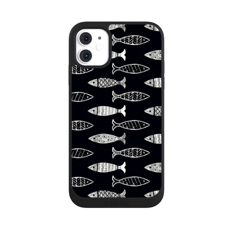 iPhone 11 NIVOpure Black Fishy Theme