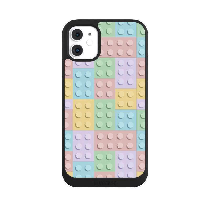 iPhone 11 NIVOpure Buntes Blockmuster