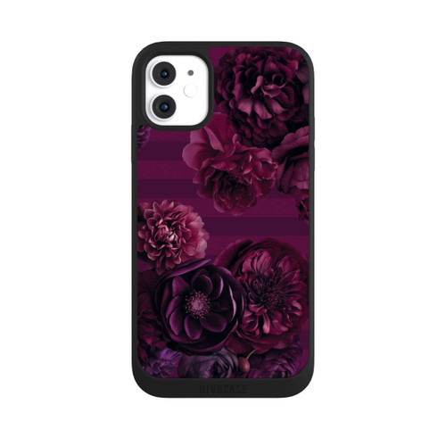 Apple iPhone 11 NIVOpure Majestic Baroque Blossom Dream Burgundy Pink with AI