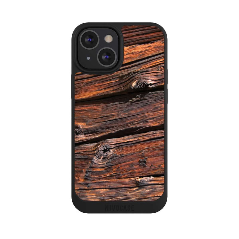 iPhone 13 Mini NIVOpure Weathered Wooden Plank