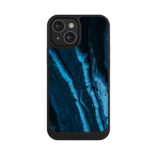 Apple iPhone 13 Mini NIVOpure Blue oil texture