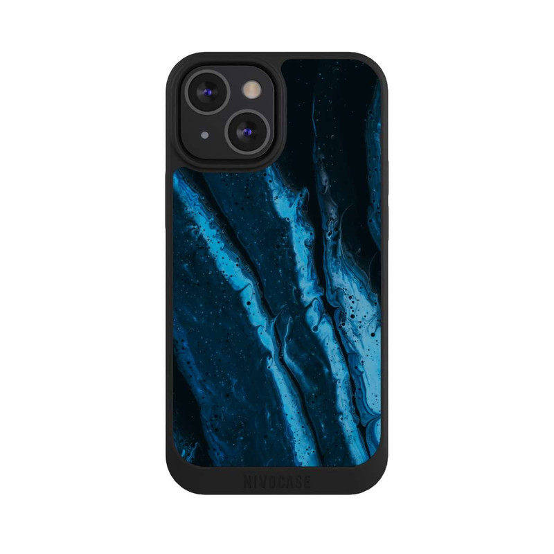 iPhone 13 Mini NIVOpure Blue oil texture