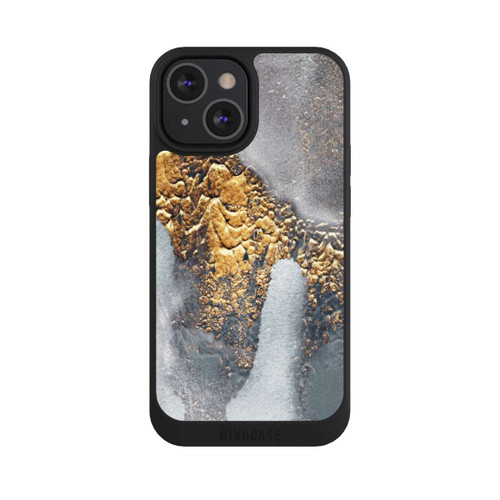 Apple iPhone 13 Mini NIVOpure Beton-Gold-Glitzerlook
