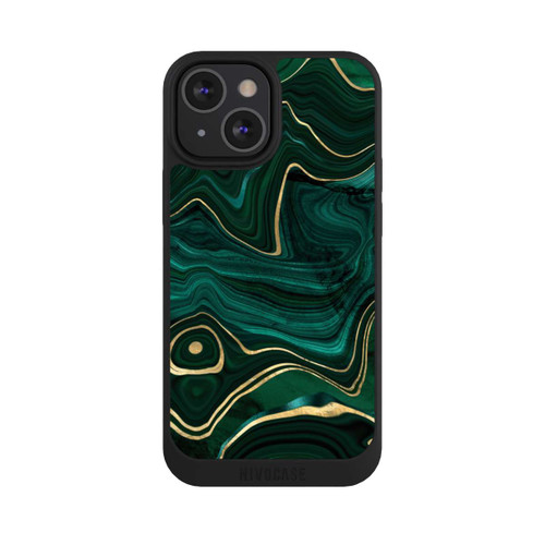 Apple iPhone 13 Mini NIVOpure Malachite gold print