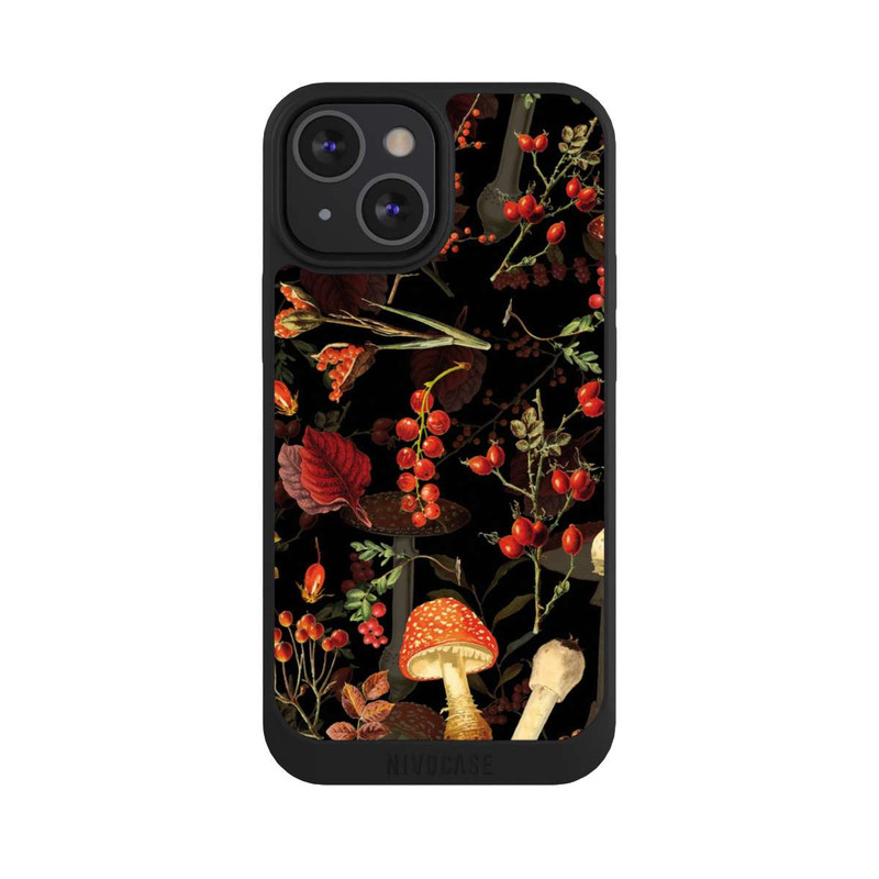 iPhone 13 Mini NIVOpure Motif champignon foncé