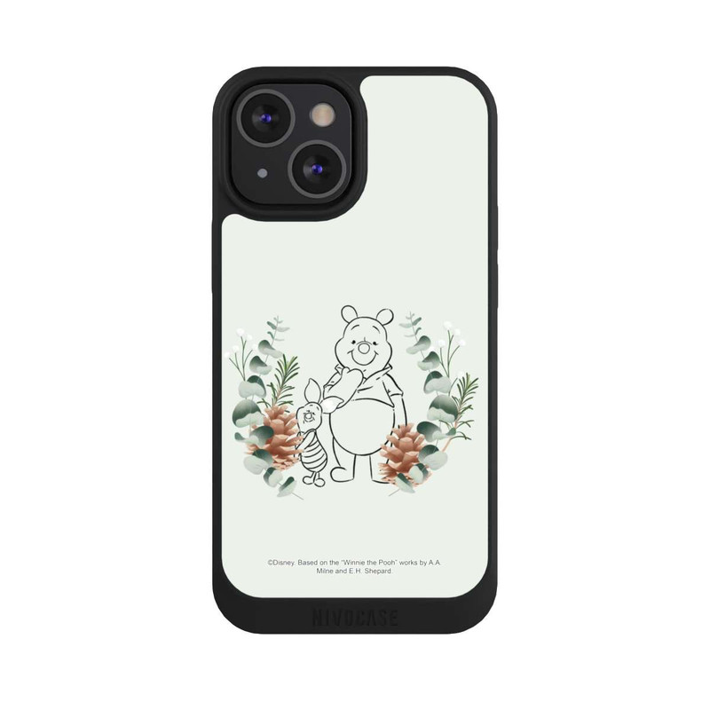 iPhone 13 Mini NIVOpure Green Love Ourson et Porcinet