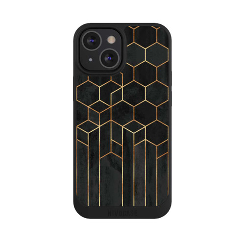 Apple iPhone 13 Mini NIVOpure Schwarze Sechsecke