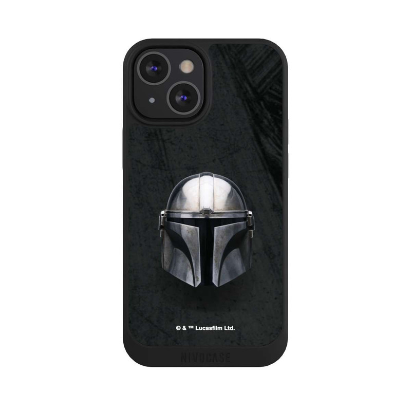 iPhone 13 Mini NIVOpure Casque Mandalorien Noir