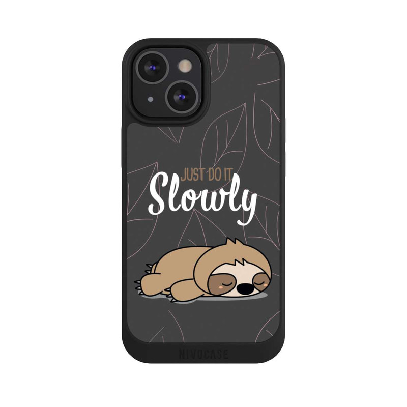 iPhone 13 Mini NIVOpure Just Do It Slowly Sloth Grey