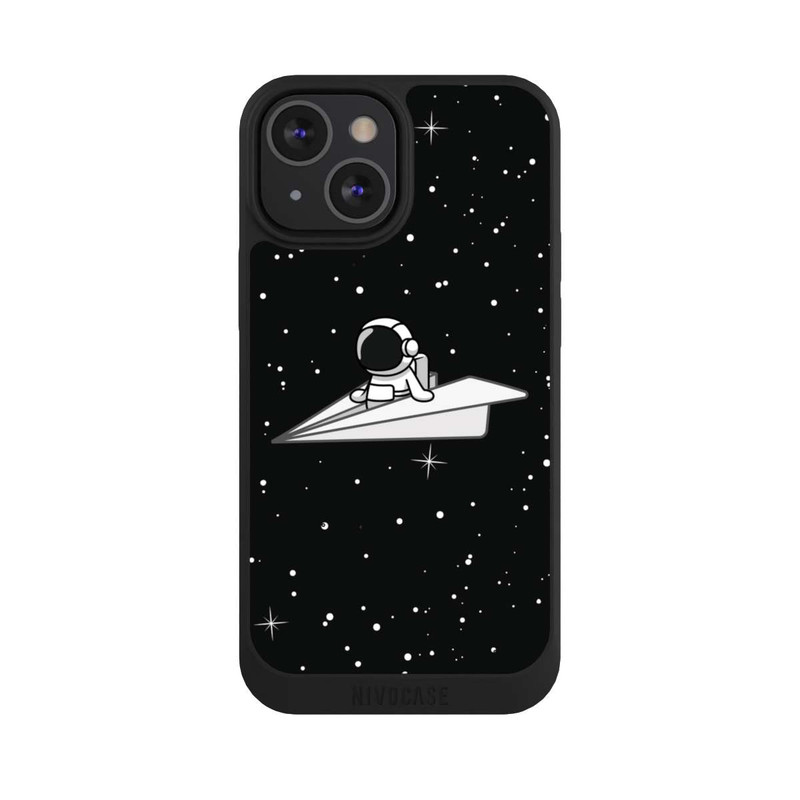 iPhone 13 Mini NIVOpure Astronaut Paper Plane Comic