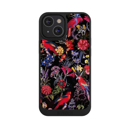 Apple iPhone 13 Mini NIVOpure Dark Flowers and Parrots