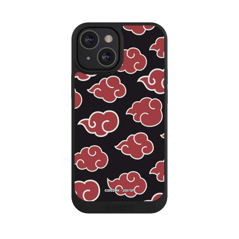 iPhone 13 Mini NIVOpure Akatsuki Pattern Black Big
