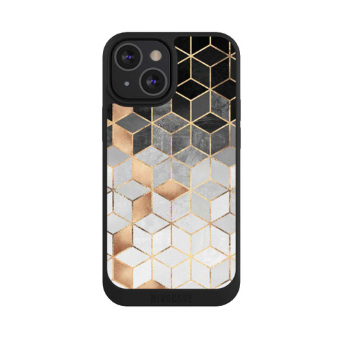 Apple iPhone 13 Mini NIVOpure Würfel dunkel und gold