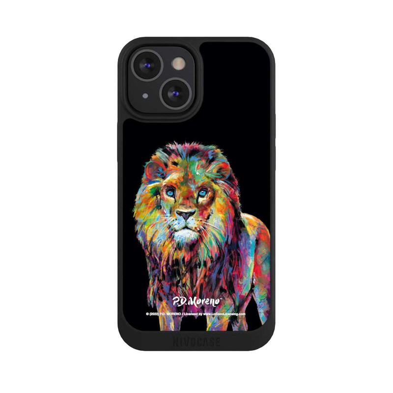iPhone 13 Mini NIVOpure Löwe Bunte Kunst von P.D. Moreno