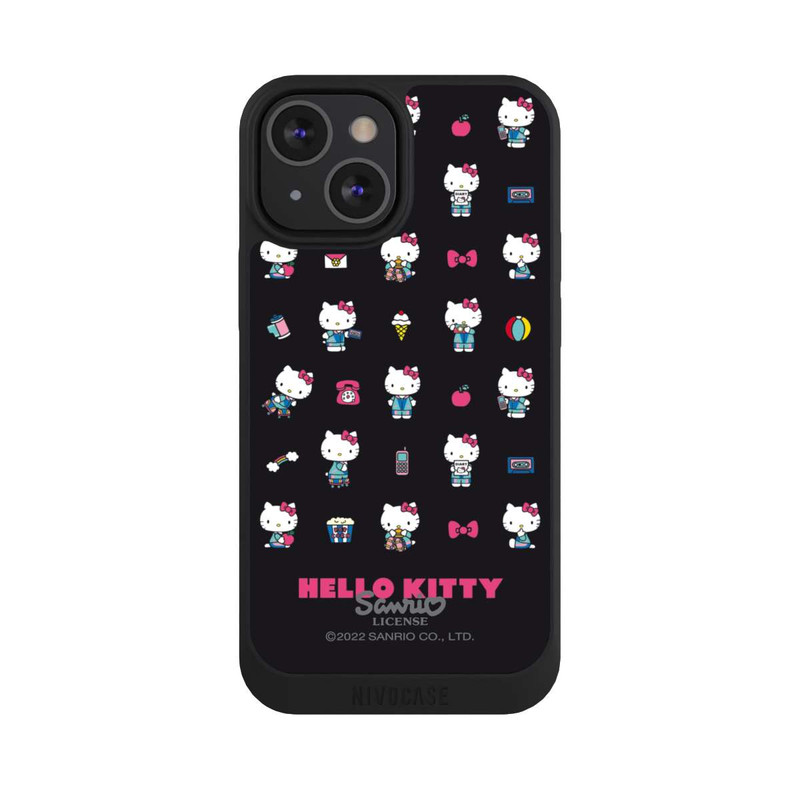 iPhone 13 Mini NIVOpure Hello Kitty 90s Schwarz