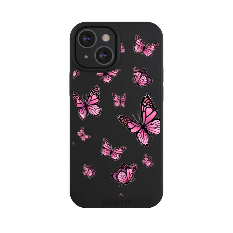 iPhone 13 Mini NIVOpure Schmetterlinge pink