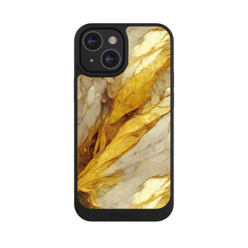 Apple iPhone 13 Mini NIVOpure Weiße Marmor-Golddruckschichten