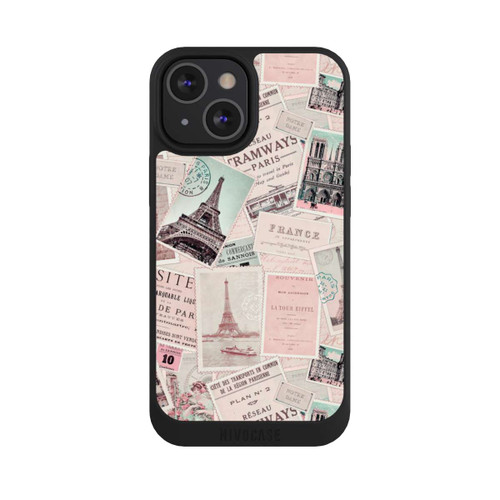 Apple iPhone 13 Mini NIVOpure Vintage Paris Postcards Pattern