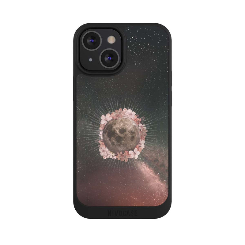 iPhone 13 Mini NIVOpure Blumen und Mondlicht