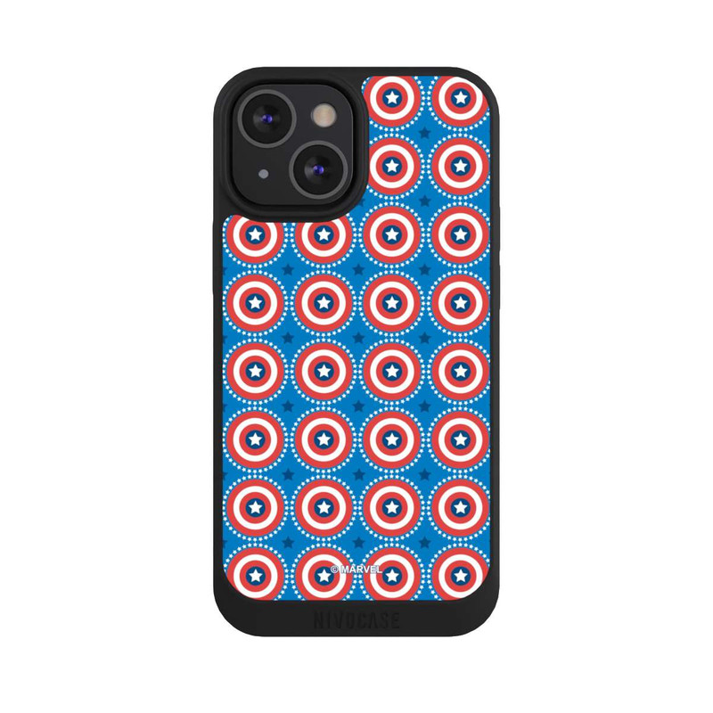 iPhone 13 Mini NIVOpure Captain American Shield Pattern