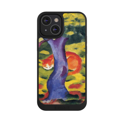 Apple iPhone 13 Mini NIVOpure Cat Behind Tree by Franz Marc