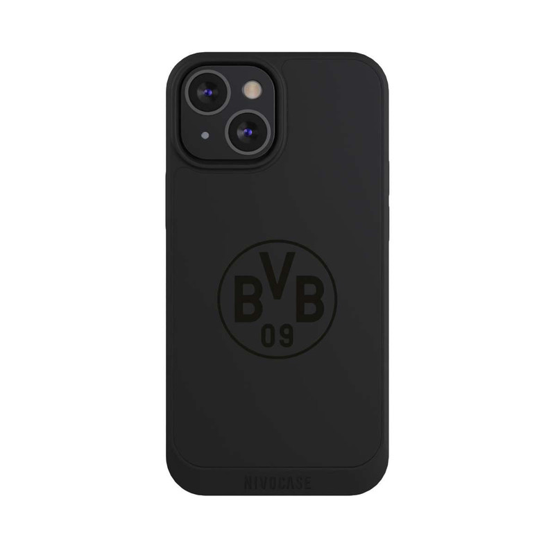 iPhone 13 Mini NIVOpure BVB Logo Schwarz Transparent