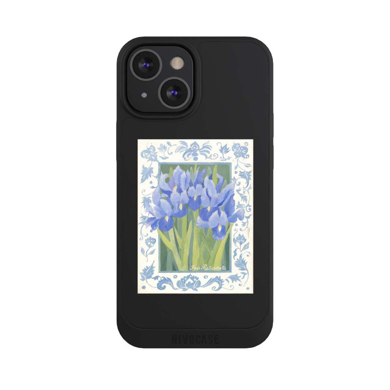 iPhone 13 Mini NIVOpure Blue Iris, by Jennifer Abbott