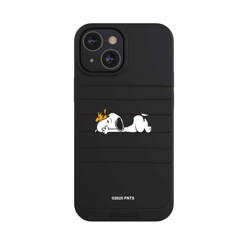 Apple iPhone 13 Mini NIVOpure Snoopy Woodstock Streifen Peanuts Transparent