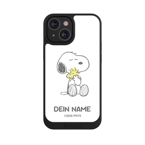 Apple iPhone 13 Mini NIVOpure Snoopy And Woodstock Cuddling Personalisierbar