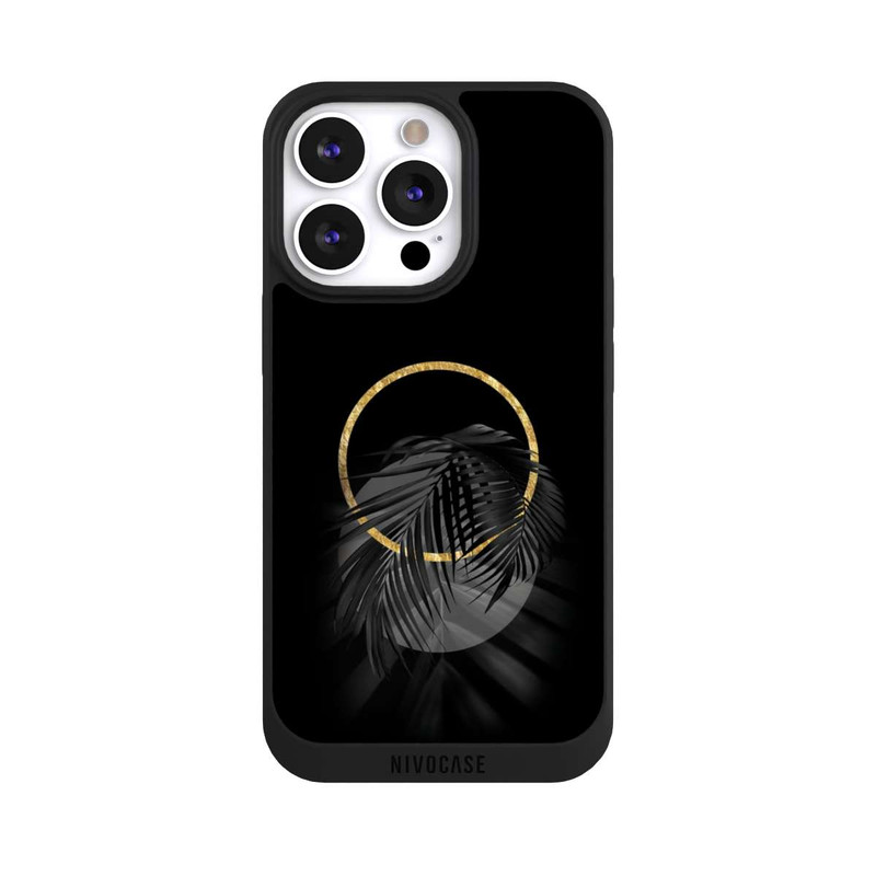 iPhone 13 Pro NIVOpure Feuille tropicale noire