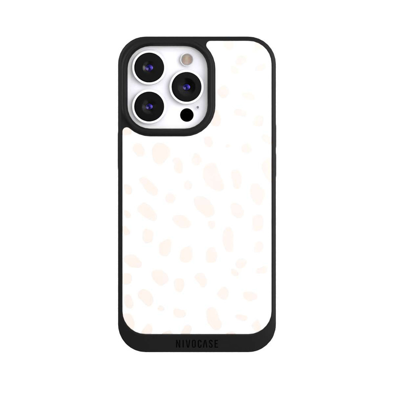 iPhone 13 Pro NIVOpure Motif Tigre Beige Blanc