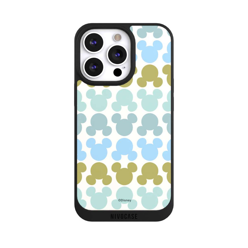 iPhone 13 Pro NIVOpure Disney Mickey Icon Pattern Green and Blue