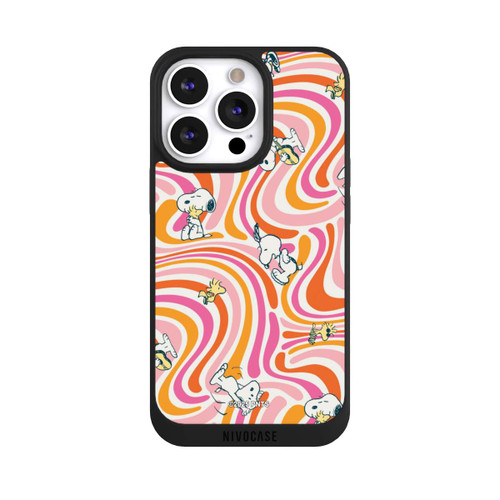 Apple iPhone 13 Pro NIVOpure Peanuts Hippie Pattern Orange